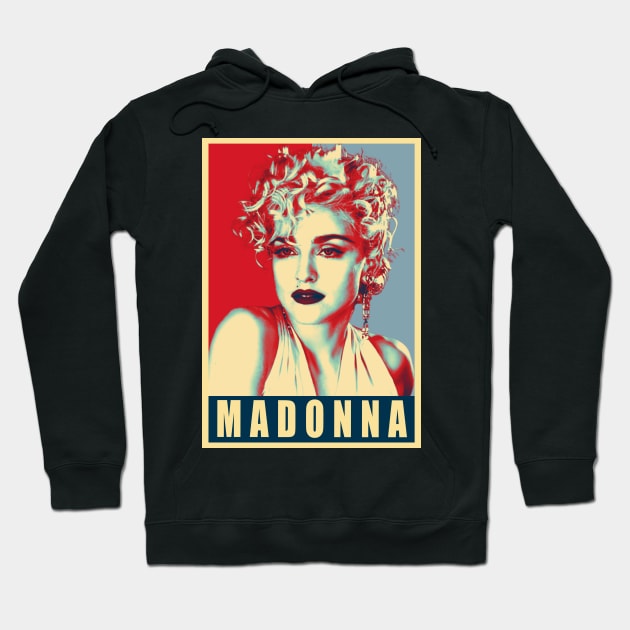 Material Girl Magic Vintage Madonnas Vibes Hoodie by Church Green